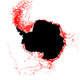 Registros de movimientos de icebergs entre 1999 y 2010.